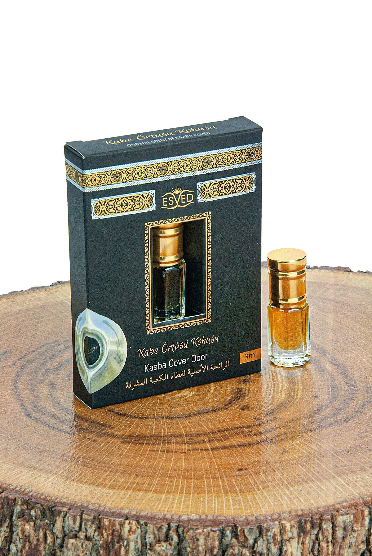 Kaaba & Ravza Essence Set | Islamic Fragrance Duo for Prayer & Gifting | Alcohol-Free Slim Roll-Ons - Ihvan