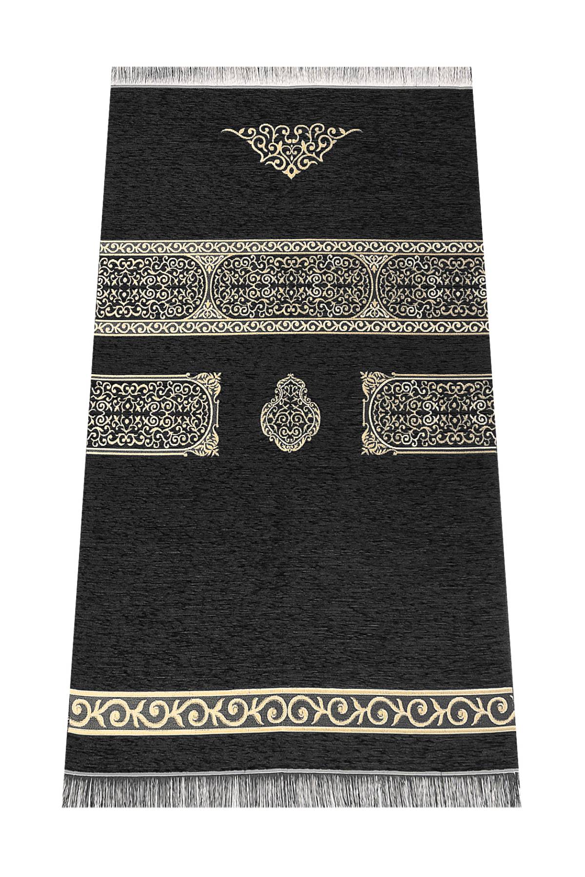 Luxury Black Muslim Prayer Gift Set (Sajadah | Tasbih | Yaseen Book) - Ihvan