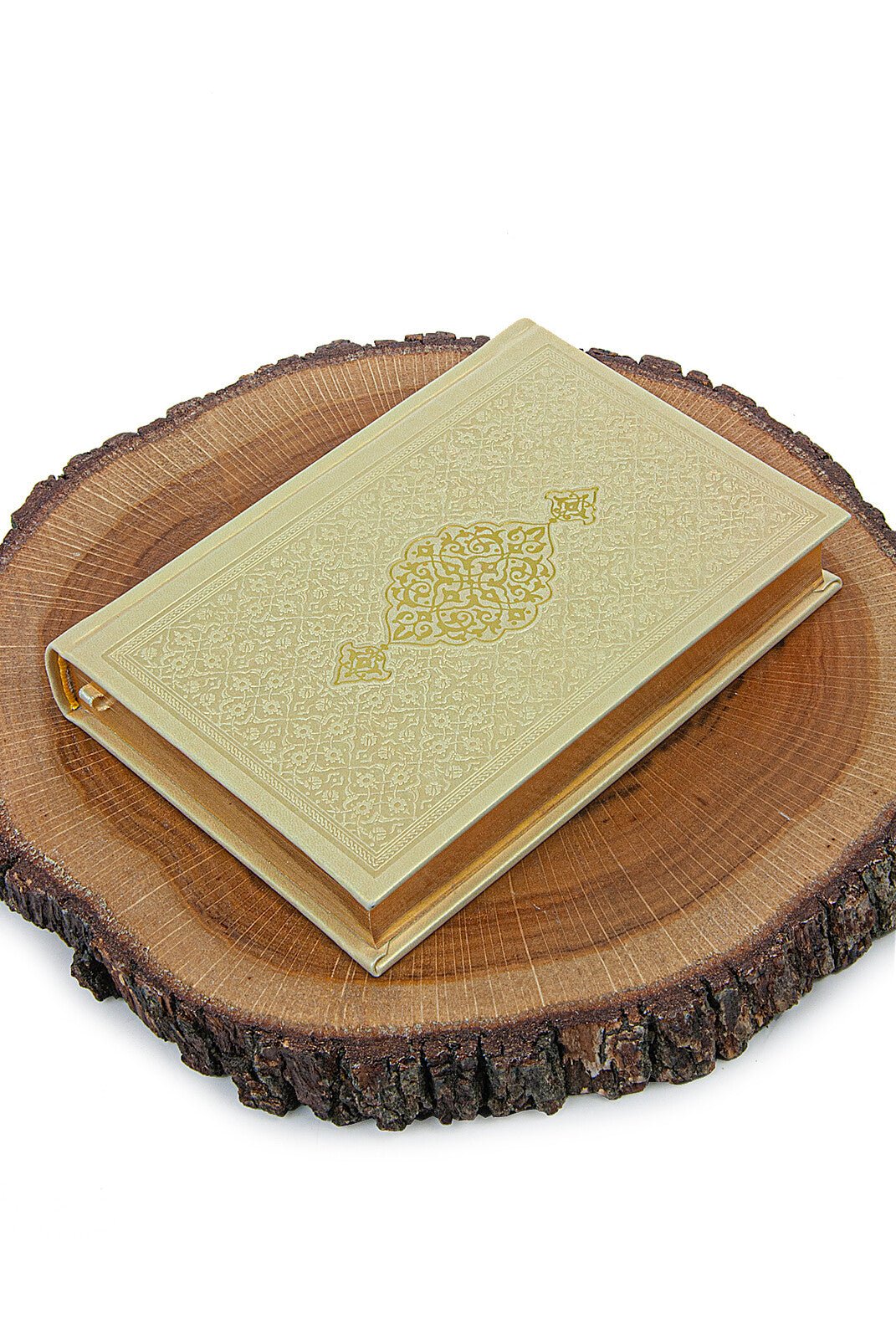 Luxury Gold Bride Quran Gift Set  | Velvet Box & & Holy Quran & Prayer Rug - Ihvan
