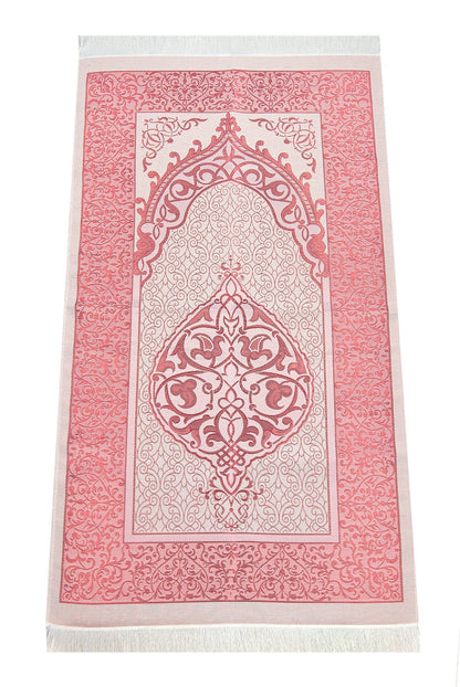 Luxury Taffeta Muslims Prayer Rug Gift Set (Sajadah | Yaseen | Tasbih - Ihvan