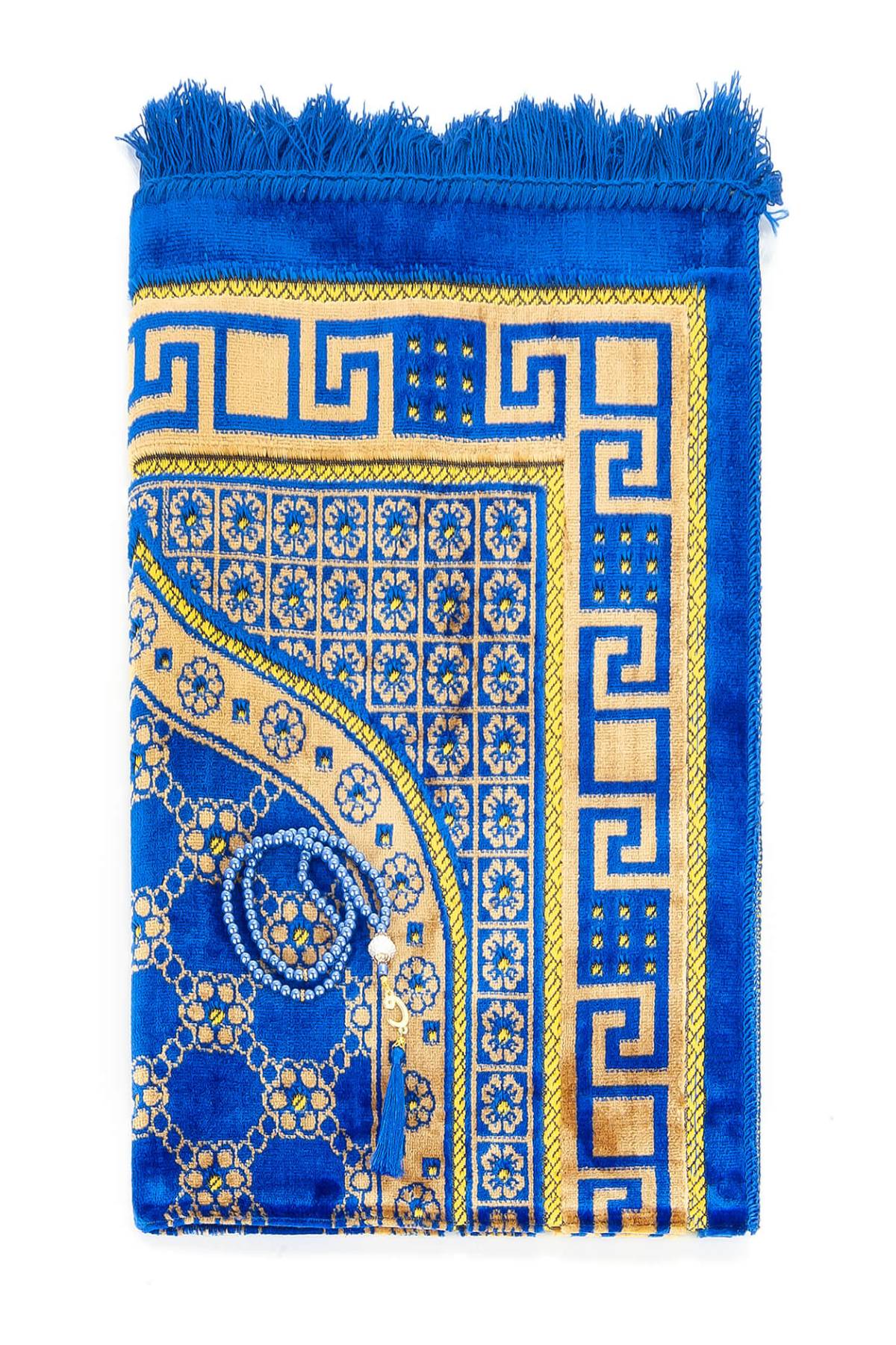 Luxury Velvet Muslim Prayer Rug (Sajadah | Janamaz | Salah Mat) - Ihvan