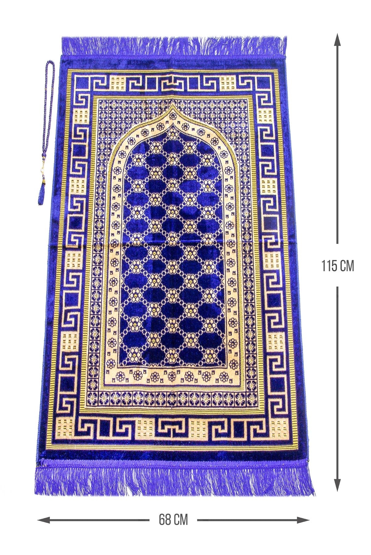 Luxury Velvet Muslim Prayer Rug (Sajadah | Janamaz | Salah Mat) - Ihvan