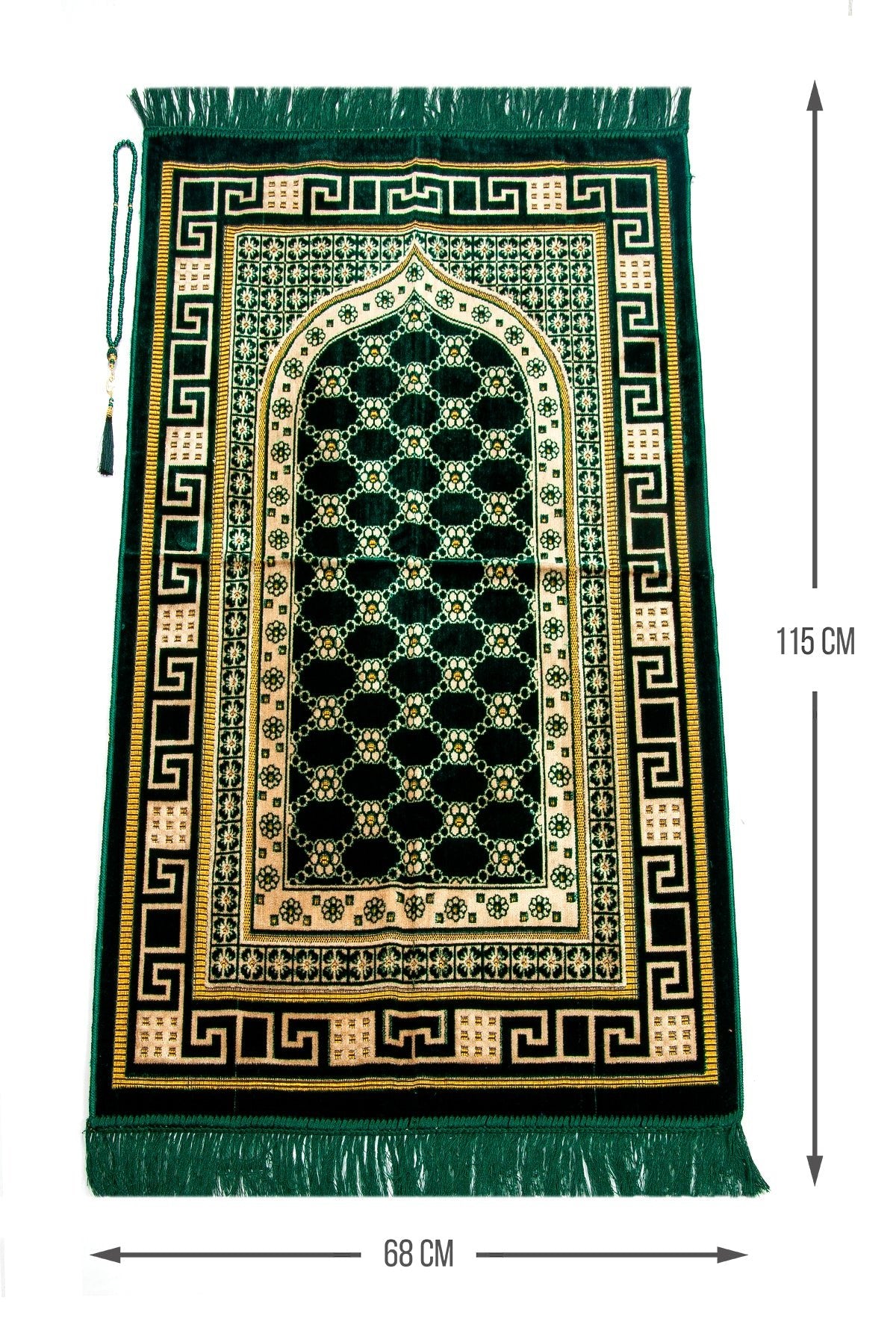 Luxury Velvet Muslim Prayer Rug (Sajadah | Janamaz | Salah Mat) - Ihvan