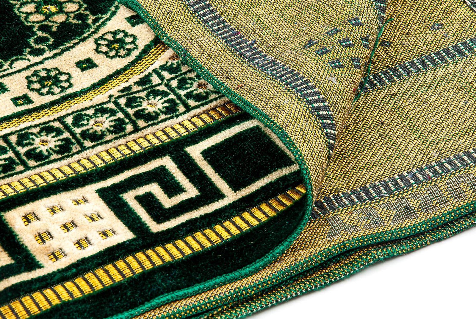 Luxury Velvet Muslim Prayer Rug (Sajadah | Janamaz | Salah Mat) - Ihvan