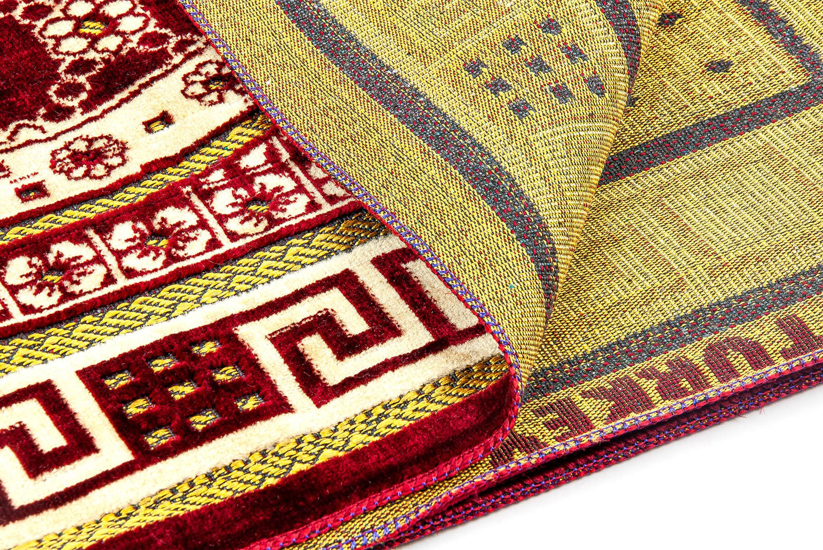 Luxury Velvet Muslim Prayer Rug (Sajadah | Janamaz | Salah Mat) - Ihvan