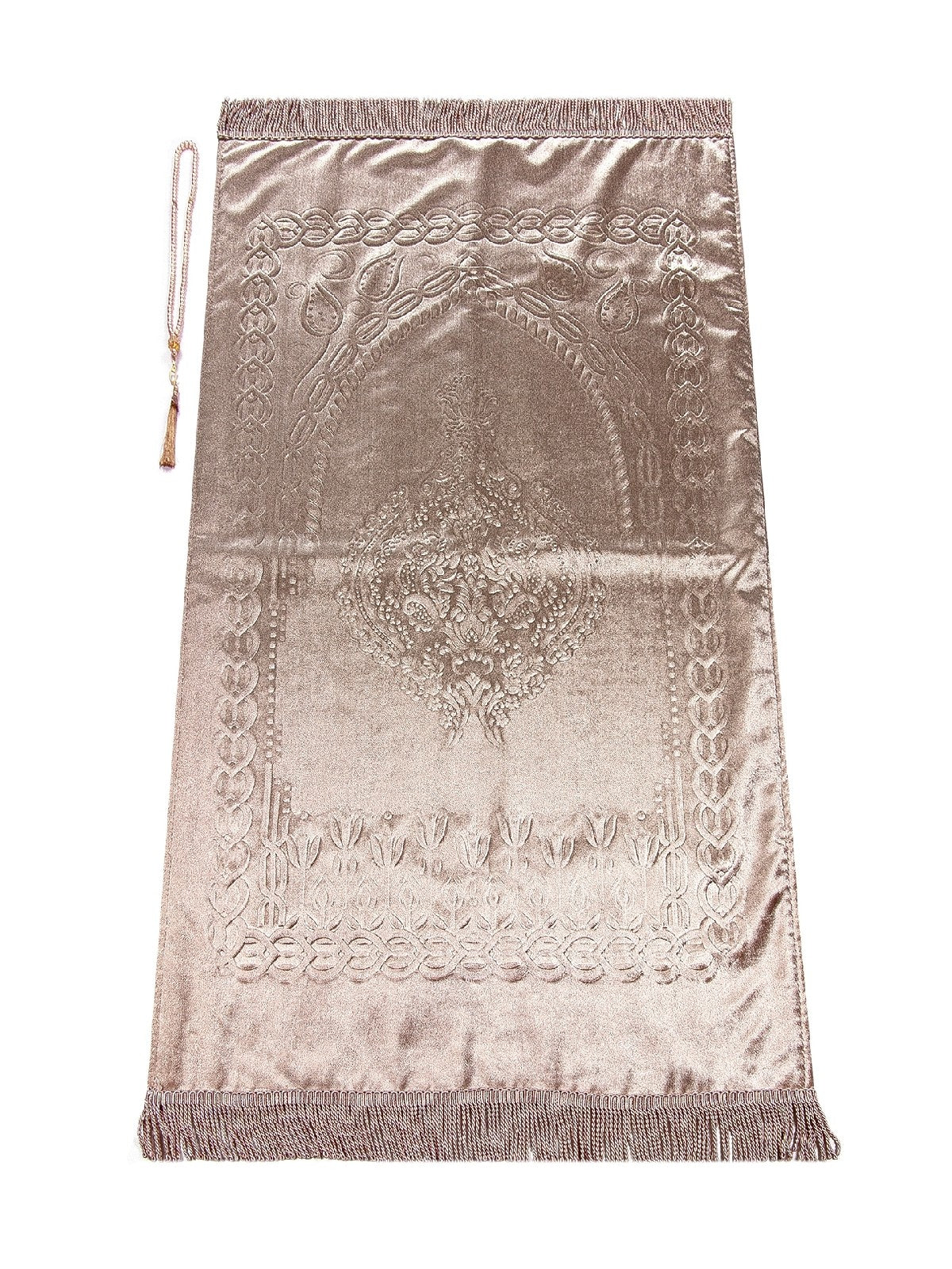 Luxury Silky Velvet Muslim Prayer Rug (Sajadah | Janamaz | Salah Mat) - Ihvan