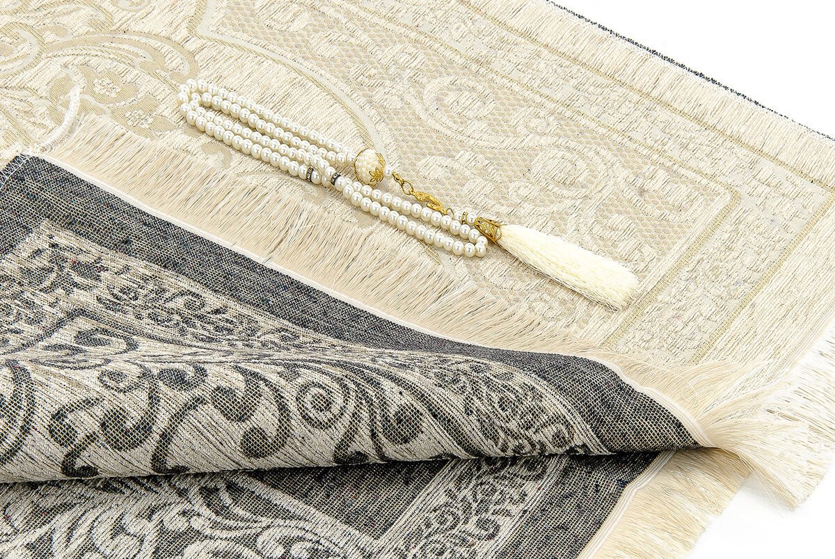 Luxury Taffeta Muslim Prayer Rug (Sajadah | Janamaz | Salah Mat) - Ihvan