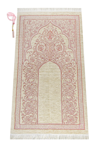 Luxury Taffeta Muslim Prayer Rug (Sajadah | Janamaz | Salah Mat) - Ihvan