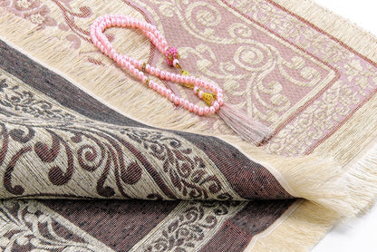 Luxury Taffeta Muslim Prayer Rug (Sajadah | Janamaz | Salah Mat) - Ihvan