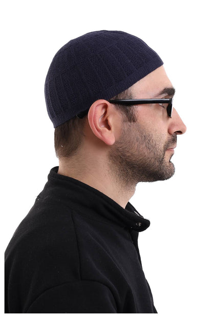 Muslim Winter Bamboo Skullcap for Men, Islamic Gifts, Standart Size - ihvan