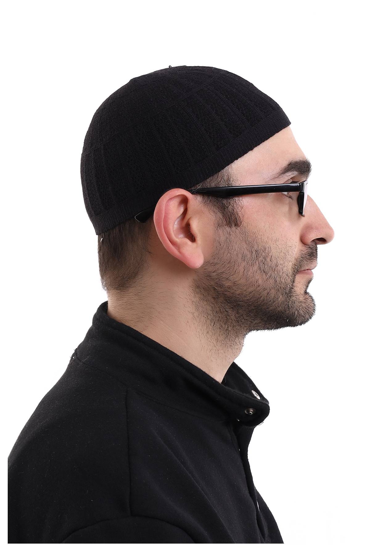 Muslim Winter Bamboo Skullcap for Men, Islamic Gifts, Standart Size - ihvan