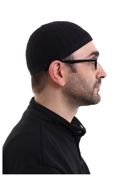 Muslim Winter Bamboo Skullcap for Men, Islamic Gifts, Standart Size - ihvan