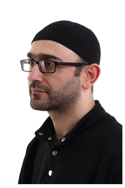 Muslim Winter Bamboo Skullcap for Men, Islamic Gifts, Standart Size - ihvan