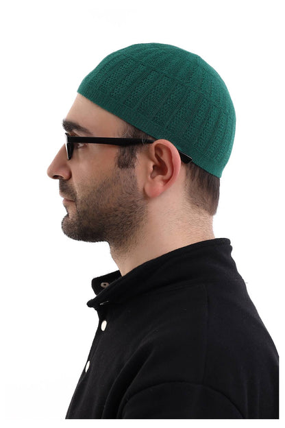 Muslim Winter Bamboo Skullcap for Men, Islamic Gifts, Standart Size - ihvan