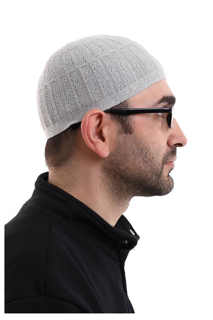 Muslim Winter Bamboo Skullcap for Men, Islamic Gifts, Standart Size - ihvan