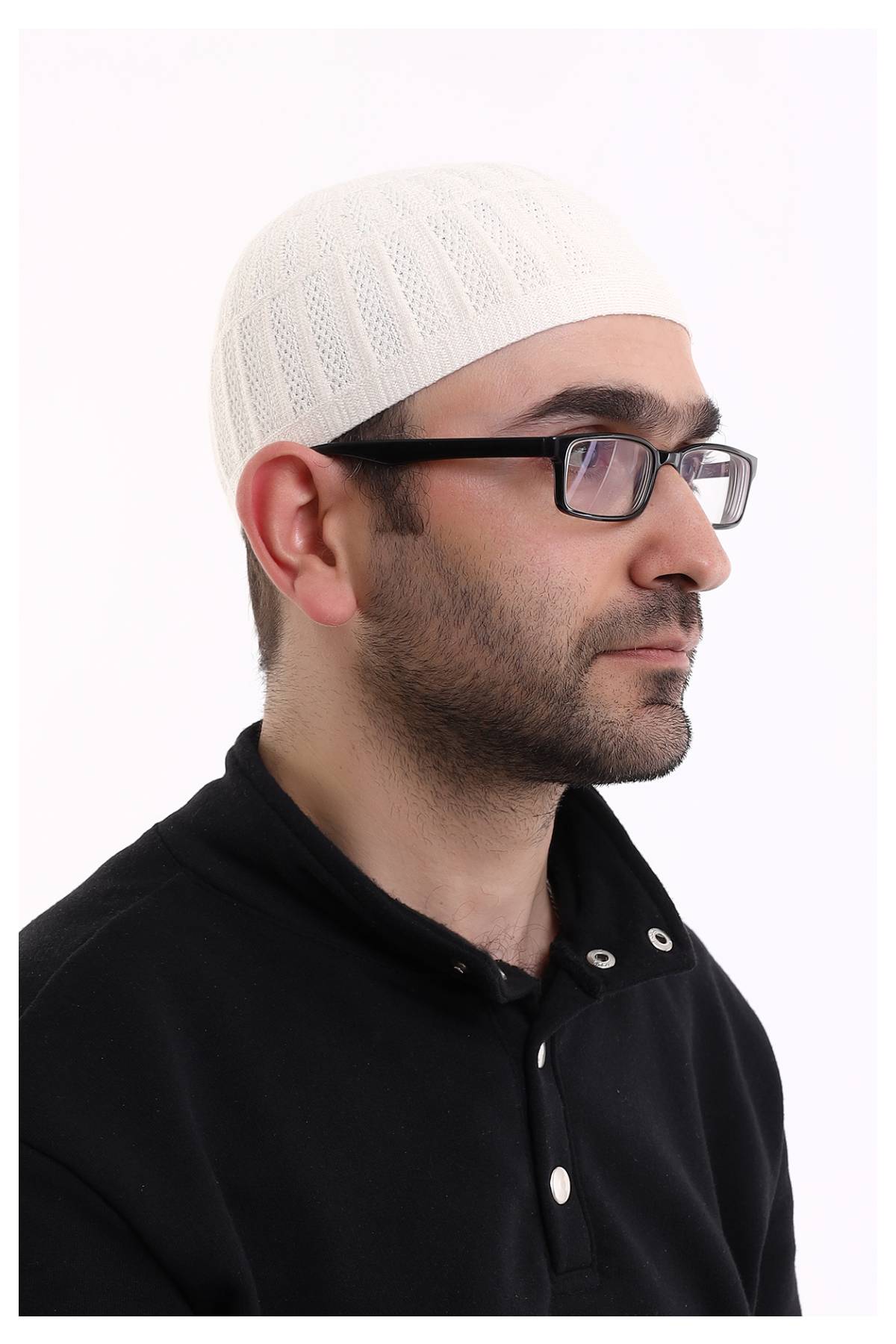 Muslim Winter Bamboo Skullcap for Men, Islamic Gifts, Standart Size - ihvan