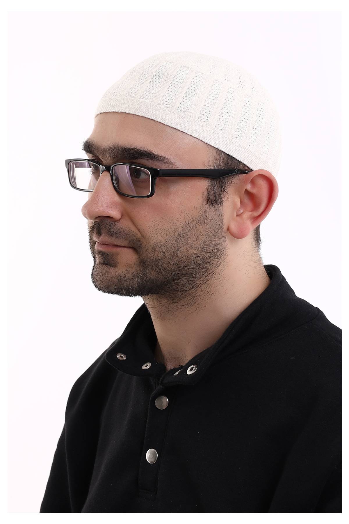 Muslim Winter Bamboo Skullcap for Men, Islamic Gifts, Standart Size - ihvan