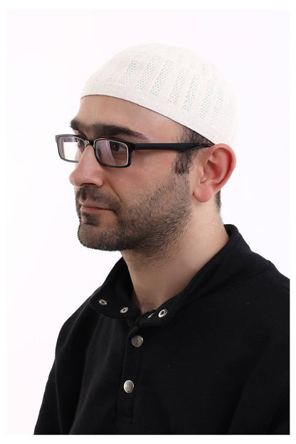 Muslim Winter Bamboo Skullcap for Men, Islamic Gifts, Standart Size - ihvan
