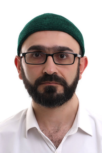 Muslim Men’s Green Knit Kufi Hat | Prayer Cap | Soft & Breathable Islamic Skullcap (Taqiyah) - Ihvan