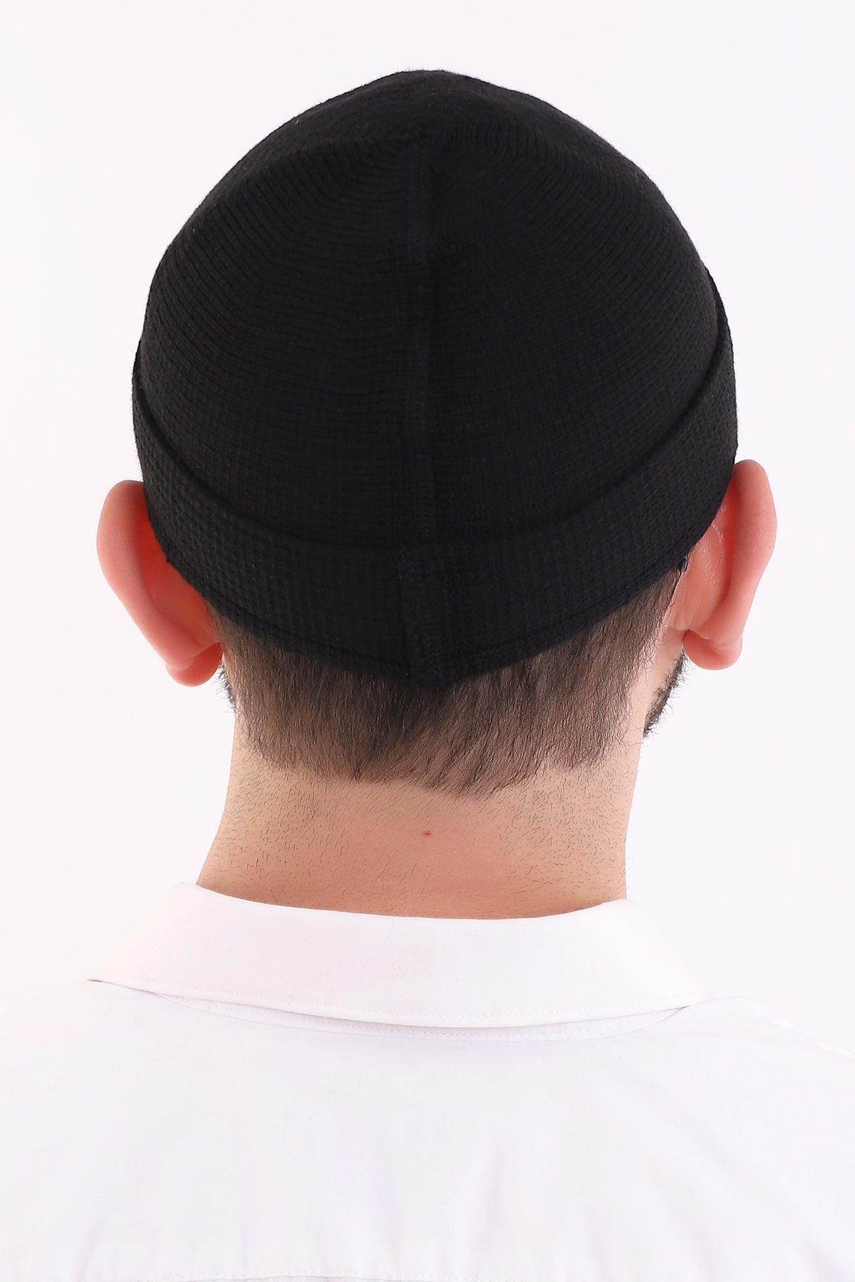 Muslim Winter Velvet Roll - up Edge Skullcap for Men, Islamic Gifts, Standart Size - ihvan