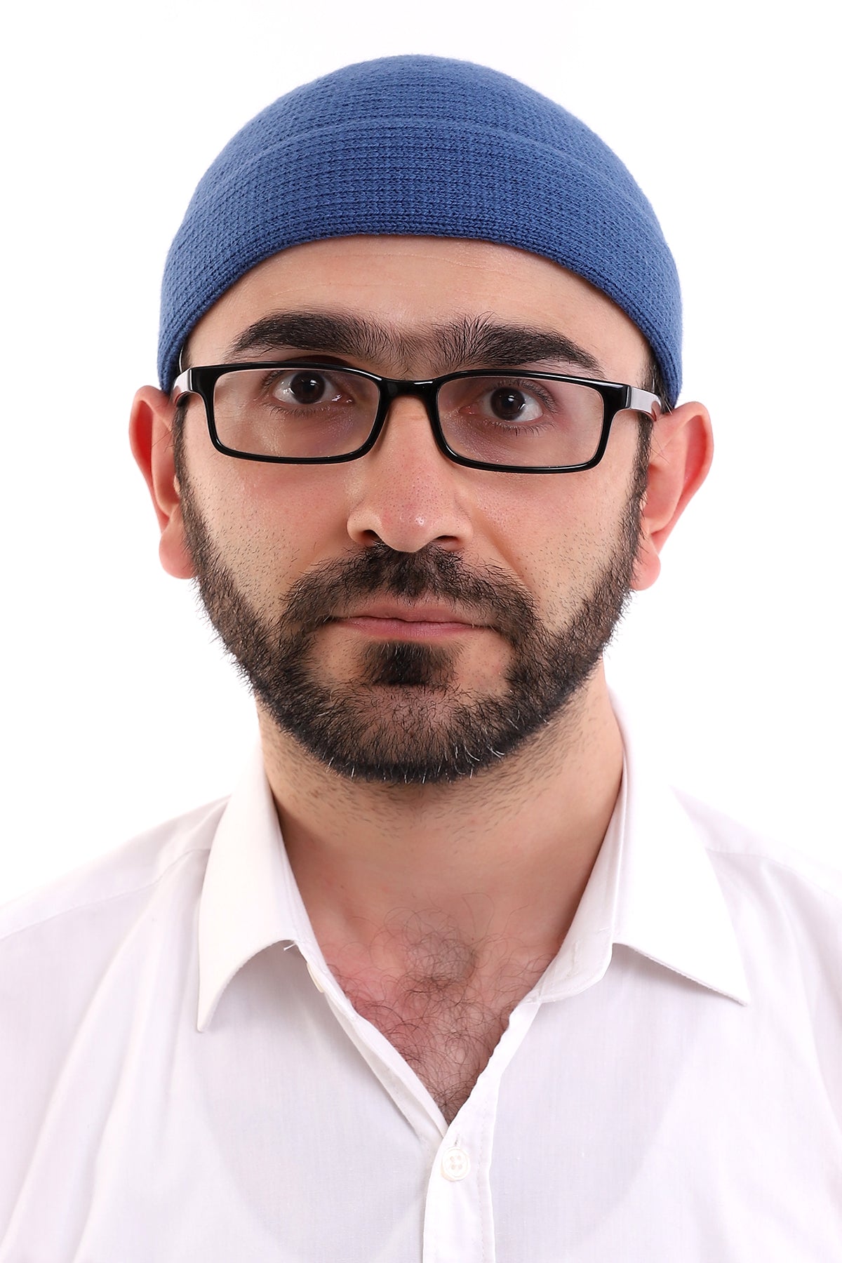 Muslim Winter Velvet Roll - up Edge Skullcap for Men, Islamic Gifts, Standart Size - ihvan