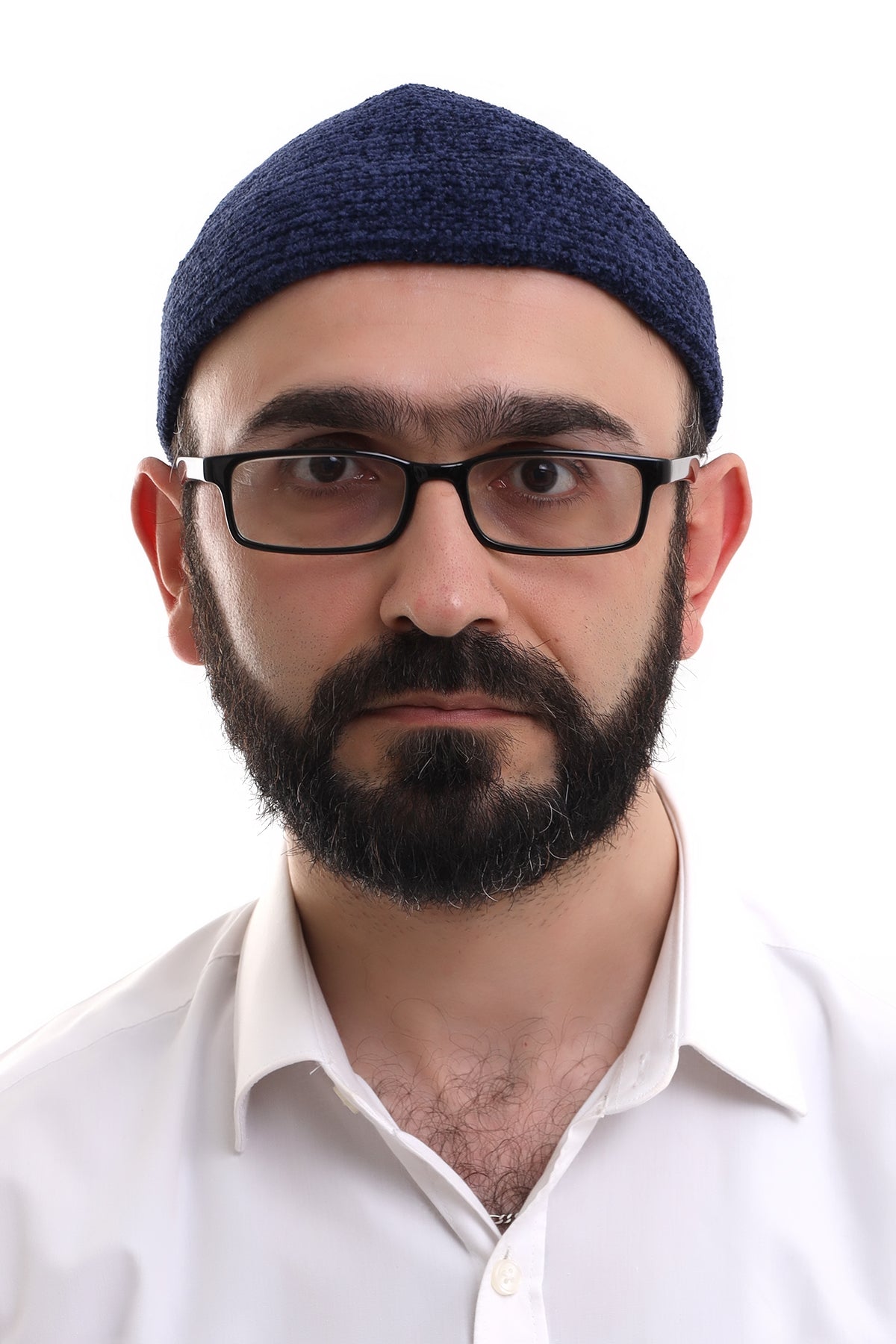 Muslim Men’s Folded Knit Navy Blue Kufi Hat | Prayer Cap | Soft & Breathable Islamic Skullcap (Taqiyah) -  Ihvan