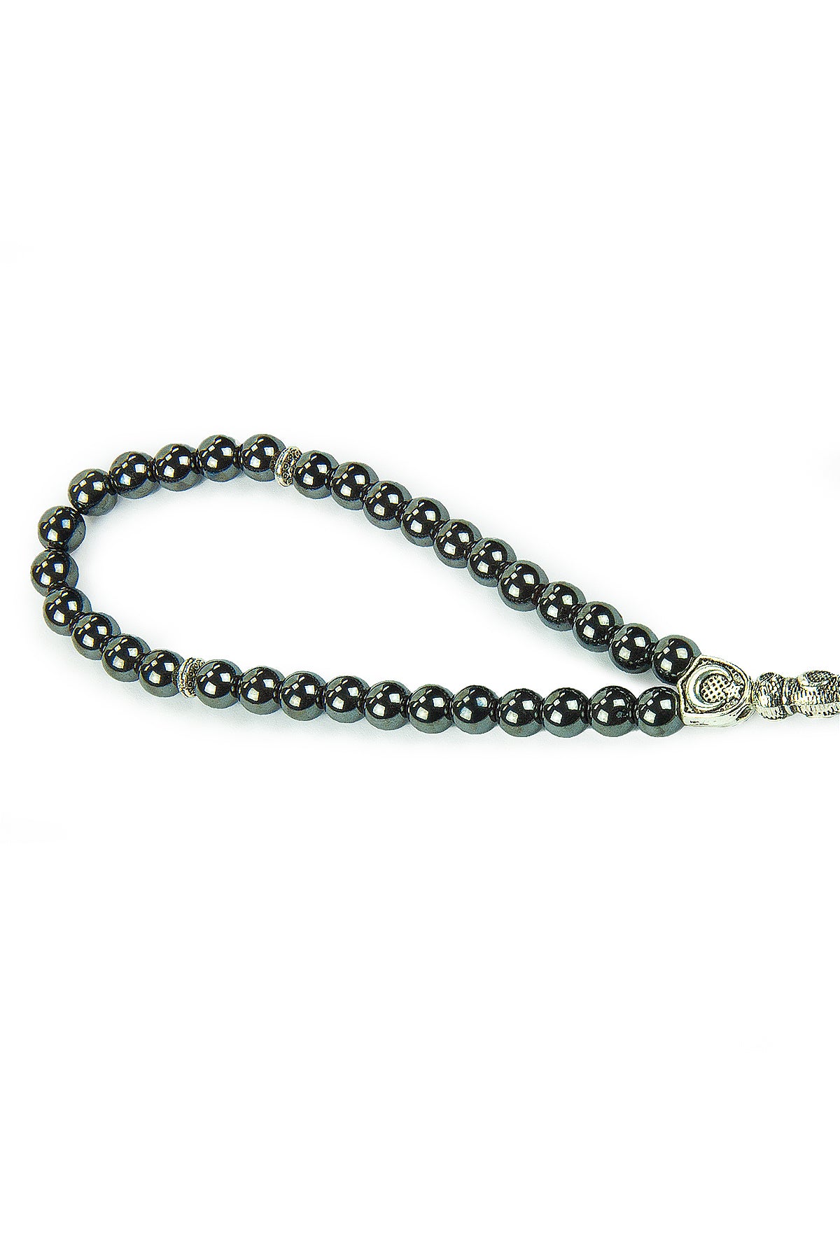 33-Bead Gray Tasbih (Tasbeeh) Rosary | Islamic Prayer Beads with Gift Box | Misbaha for Muslim Men - Ihvan