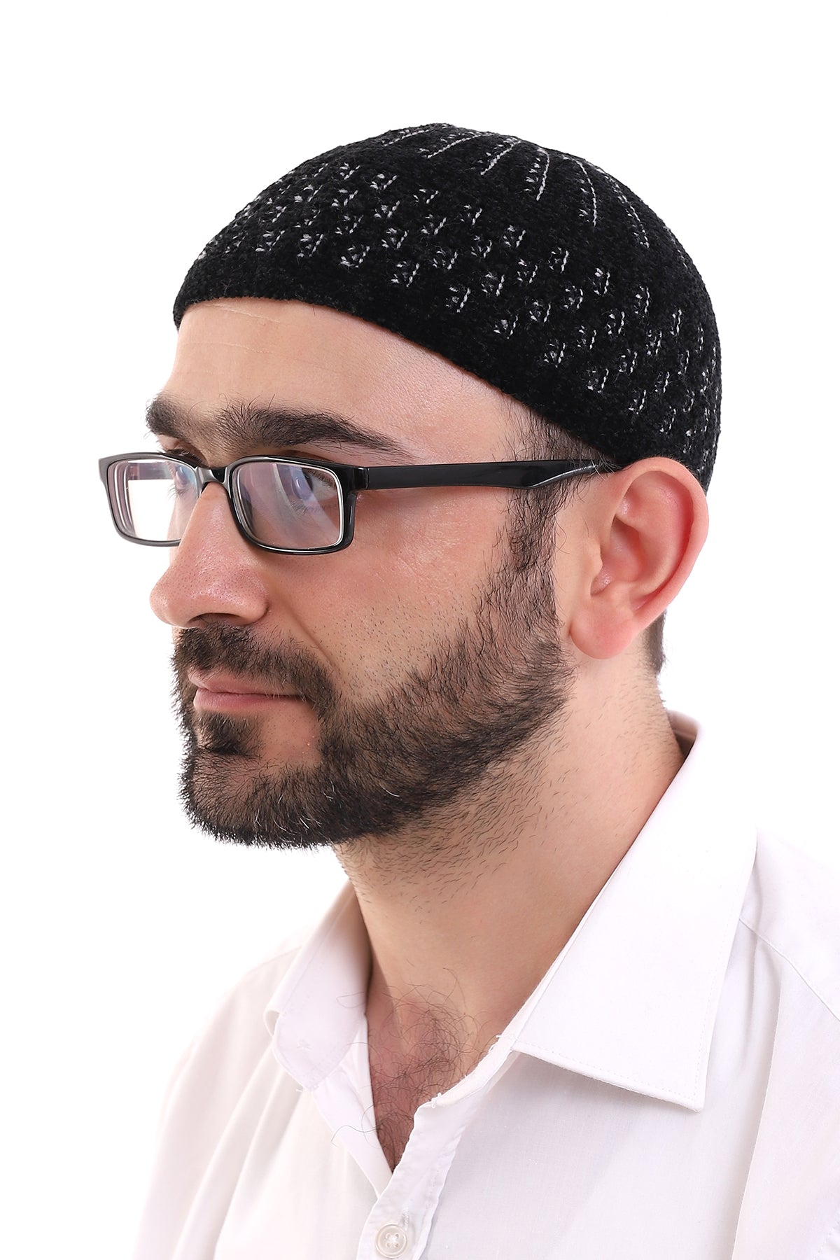 Muslim Winter Velvet Skullcap for Men, Islamic Gifts, Standart Size - ihvan