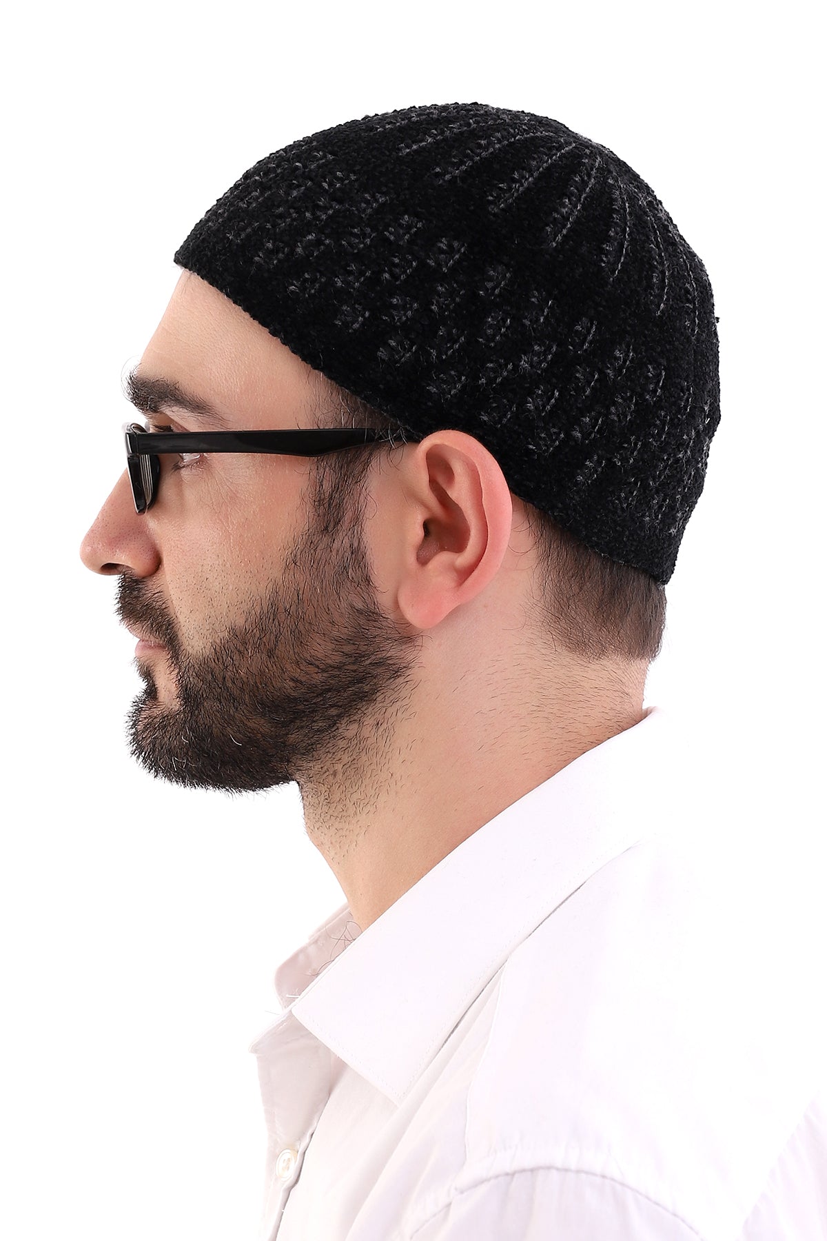Muslim Winter Velvet Skullcap for Men, Islamic Gifts, Standart Size - ihvan