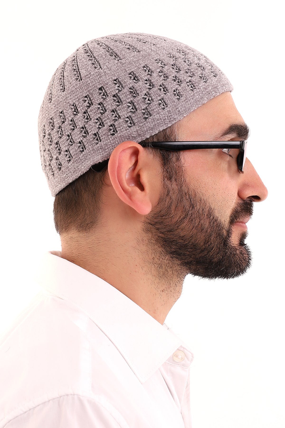 Muslim Winter Velvet Skullcap for Men, Islamic Gifts, Standart Size - ihvan