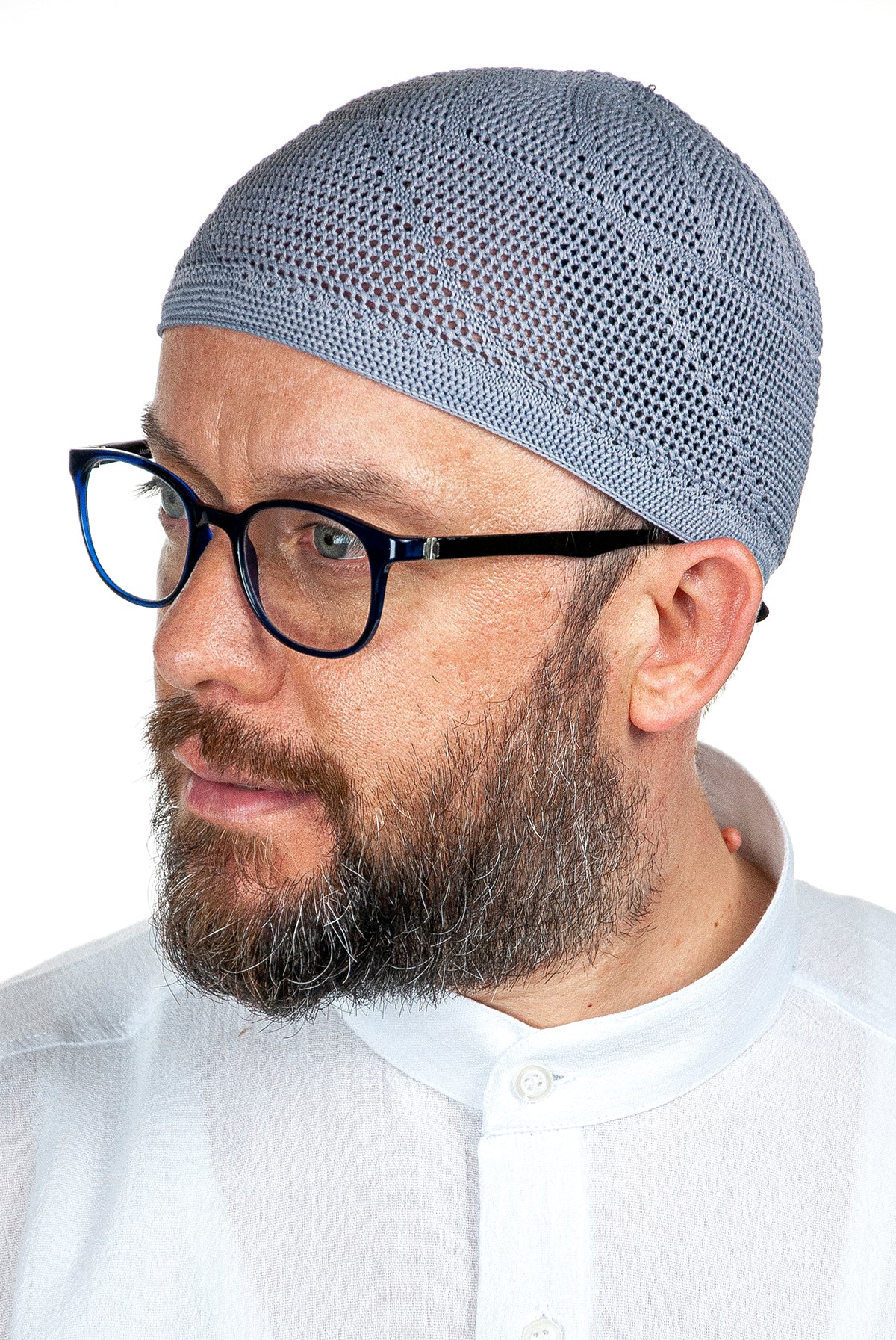 Muslim Knitting Skullcap for Men, Islamic Hat, Standart Size - ihvan
