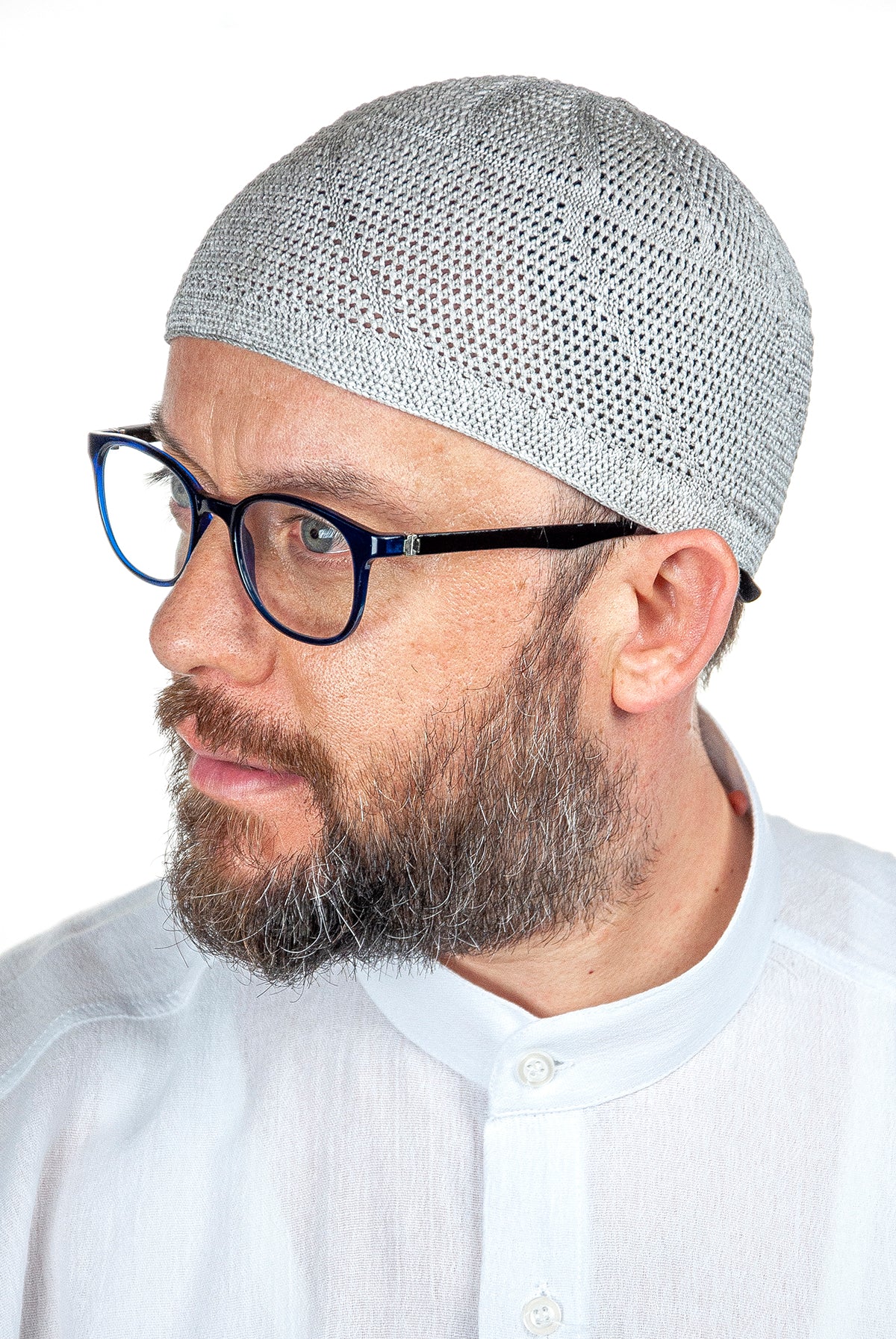 Muslim Knitting Skullcap for Men, Islamic Hat, Standart Size - ihvan