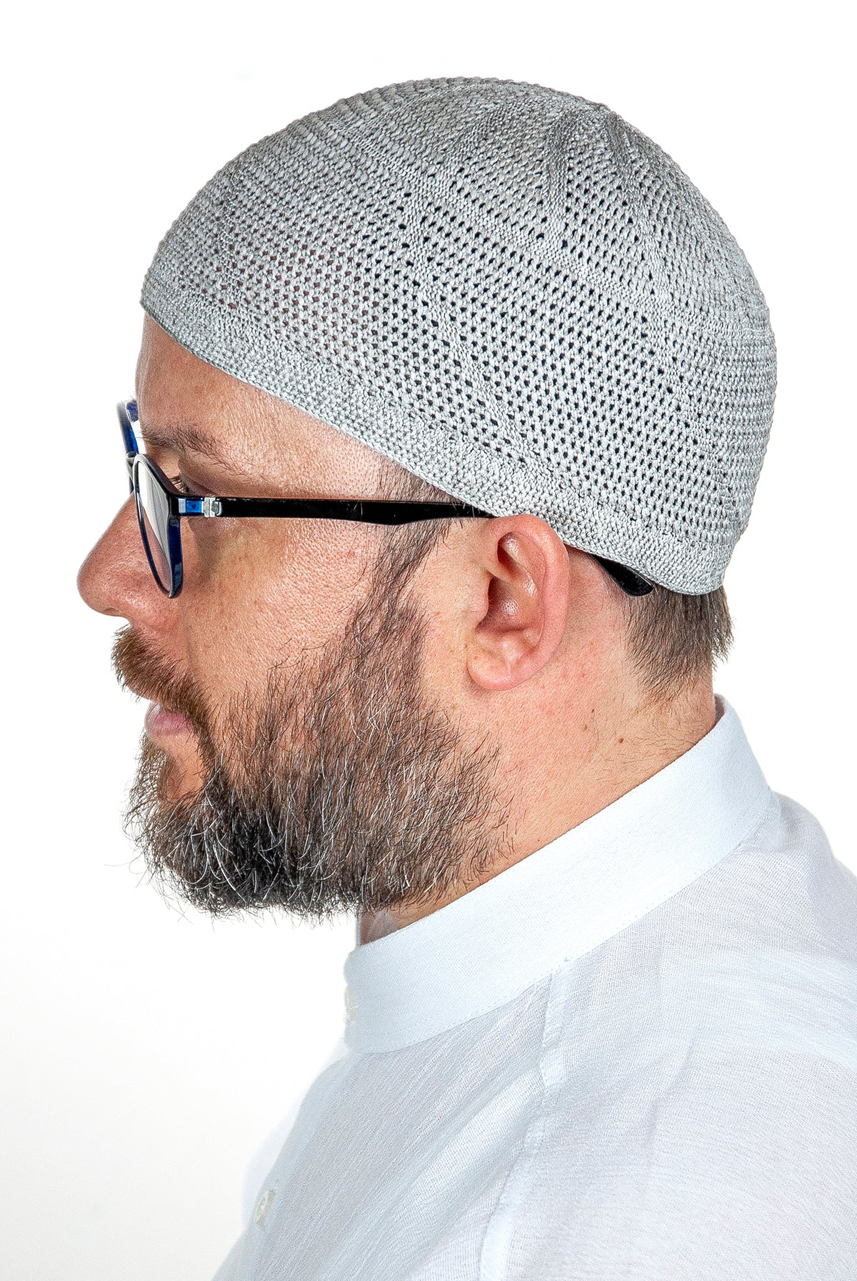 Muslim Knitting Skullcap for Men, Islamic Hat, Standart Size - ihvan