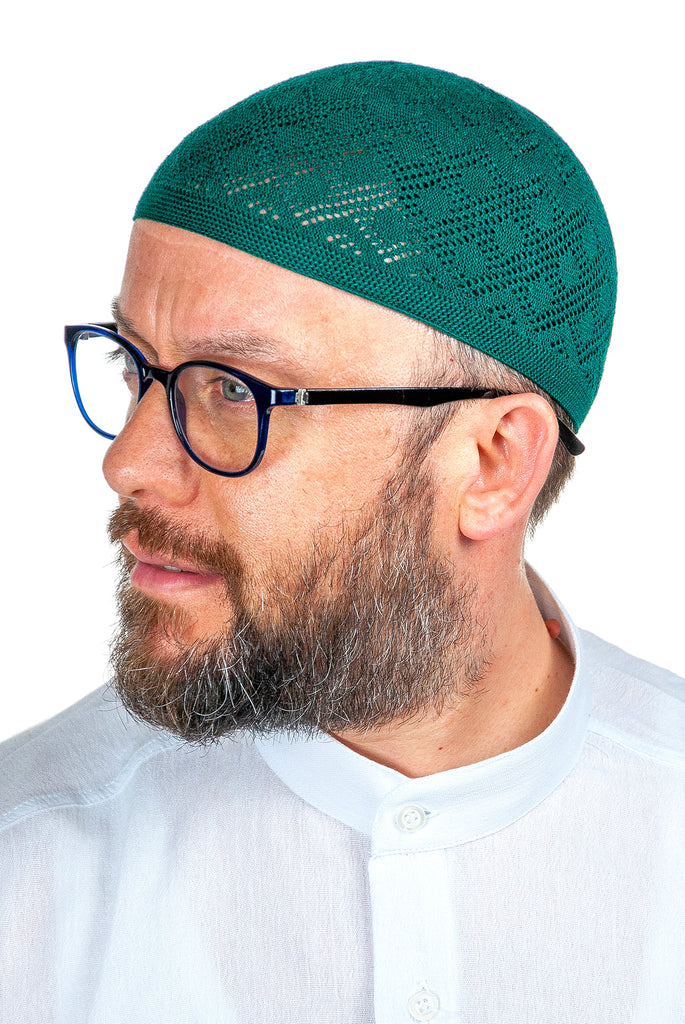 Muslim Knitting Skullcap for Men, Islamic Hat, Standart Size - ihvan