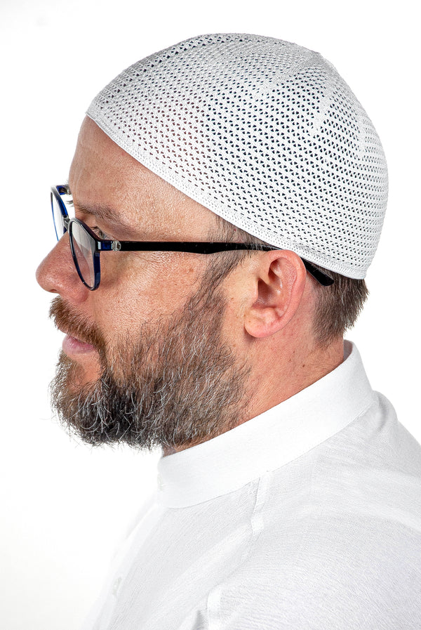 Muslim Premium Knitting Skullcap for Men, Islamic Hat, Standart Size - ihvan