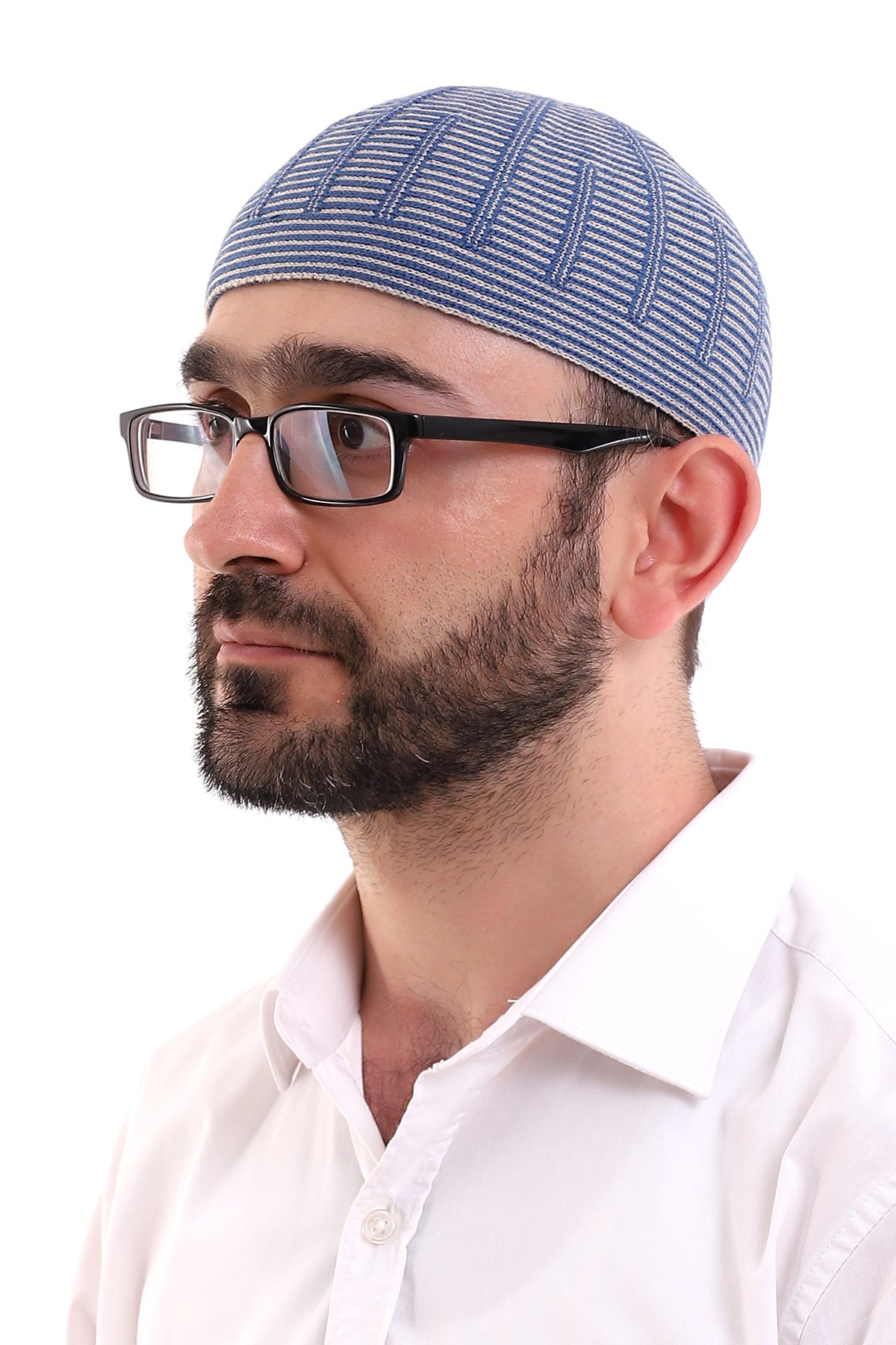 Muslim Winter Wool Knitting Skullcap for Men, Islamic Caps - ihvan
