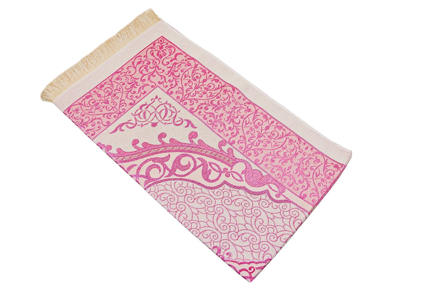 Modern Silky Prayer Rug Gift Set (Sajadah | Tasbih | Decorative Gift Box) - Ihvan