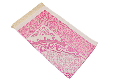 Modern Silky Prayer Rug Gift Set (Sajadah | Tasbih | Decorative Gift Box) - Ihvan