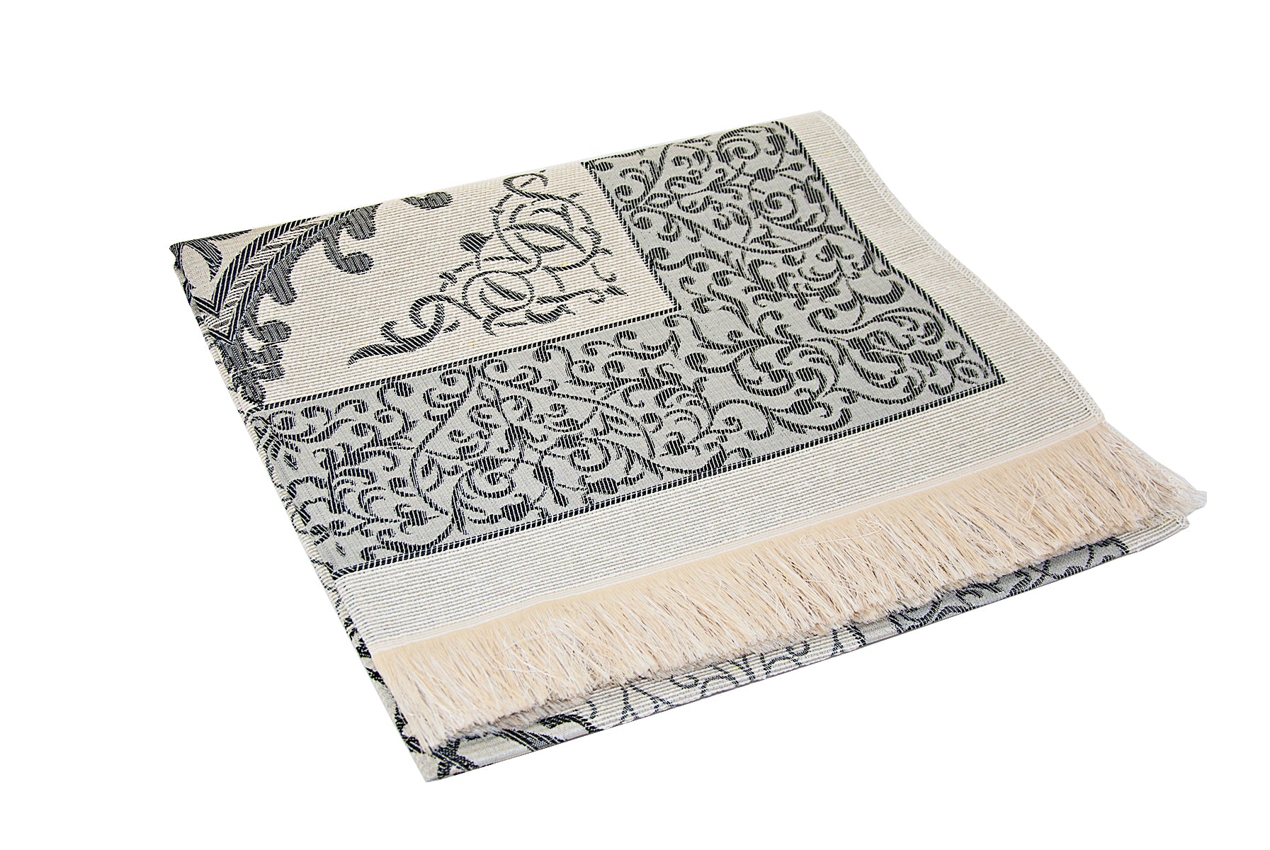 Modern Silky Prayer Rug Gift Set (Sajadah | Tasbih | Decorative Gift Box) - Ihvan