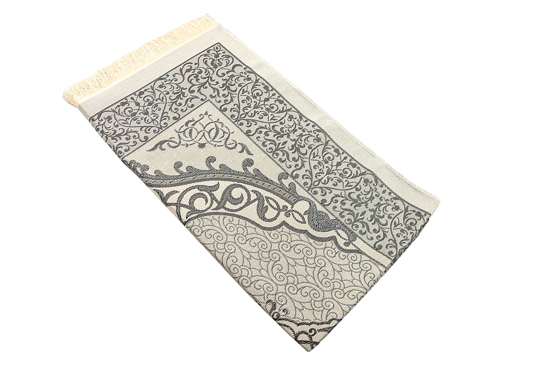 Modern Silky Prayer Rug Gift Set (Sajadah | Tasbih | Decorative Gift Box) - Ihvan