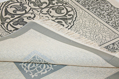 Modern Silky Prayer Rug Gift Set (Sajadah | Tasbih | Decorative Gift Box) - Ihvan