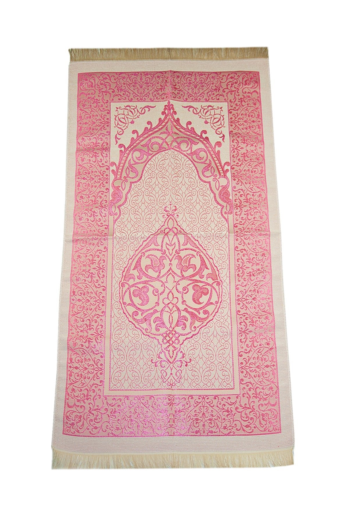 Modern Silky Prayer Rug Gift Set (Sajadah | Tasbih | Decorative Gift Box) - Ihvan