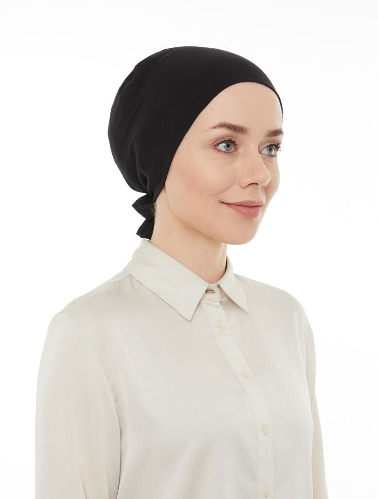 Non-Slip Muslim Hijab Cap | Islamic Underscarf Bonnet | Tie-back Head Wrap for Muslim Women - Ihvan