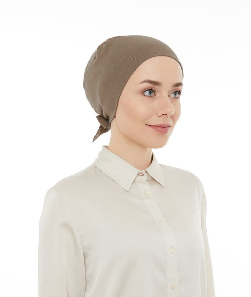 Non-Slip Muslim Hijab Cap | Islamic Underscarf Bonnet | Tie-back Head Wrap for Muslim Women - Ihvan