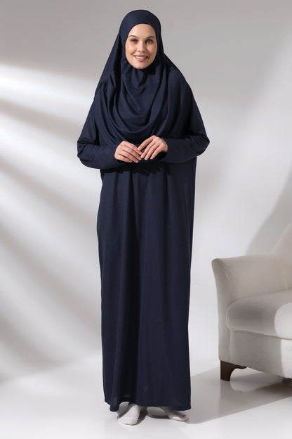 One - Piece Full - Length Long Sleeve Hijab Abaya Dresses for Women - ihvan