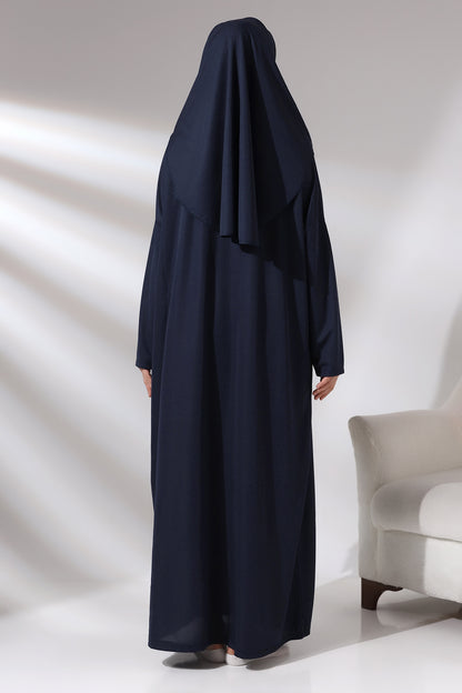 One - Piece Full - Length Long Sleeve Hijab Abaya Dresses for Women - ihvan