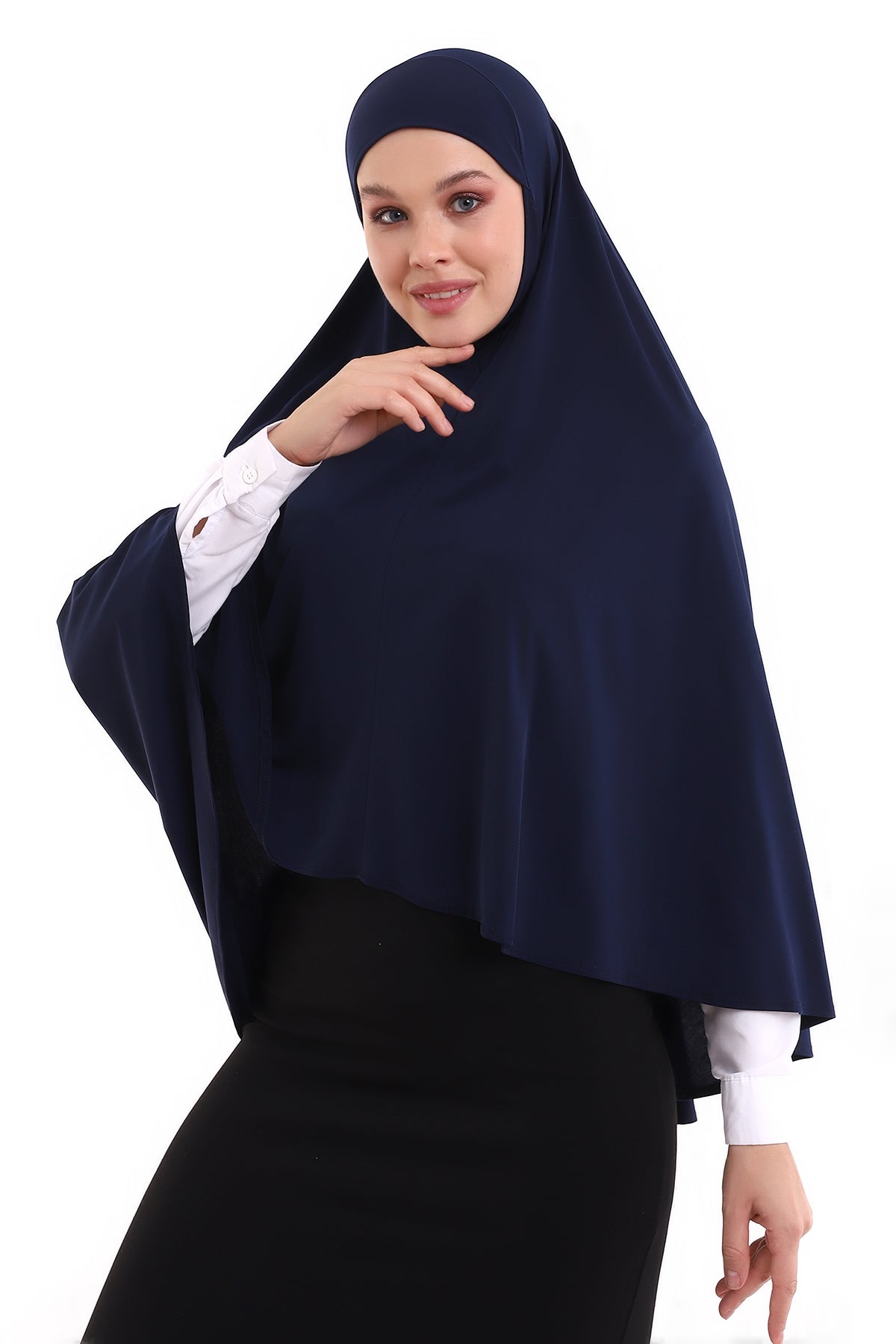 One-Piece Overhead Khimar Hijab | Soft Modal Islamic Scarf for Women - Ihvan
