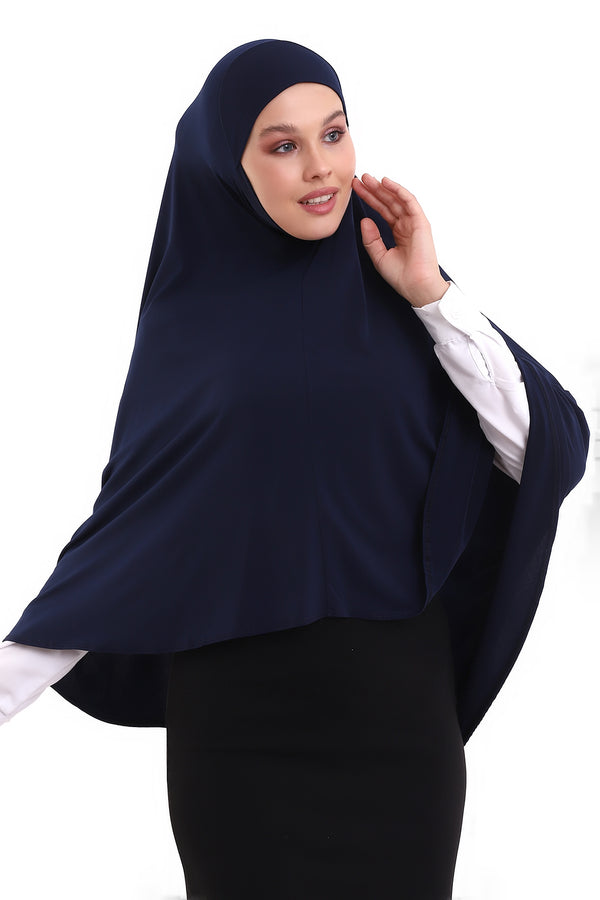 One-Piece Overhead Khimar Hijab | Soft Modal Islamic Scarf for Women - Ihvan