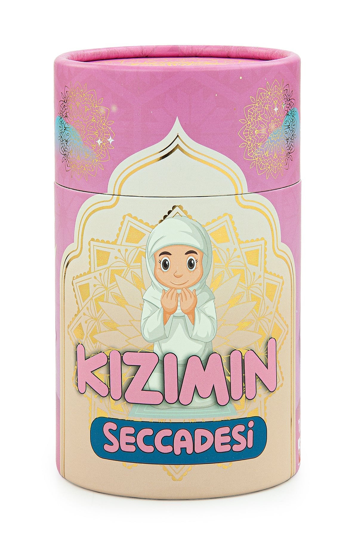 Pink Kids Prayer Mat  | Girls' Prayer Rug (Sajadah, Janamaz) | Tasbih | Coin Box - Ihvan