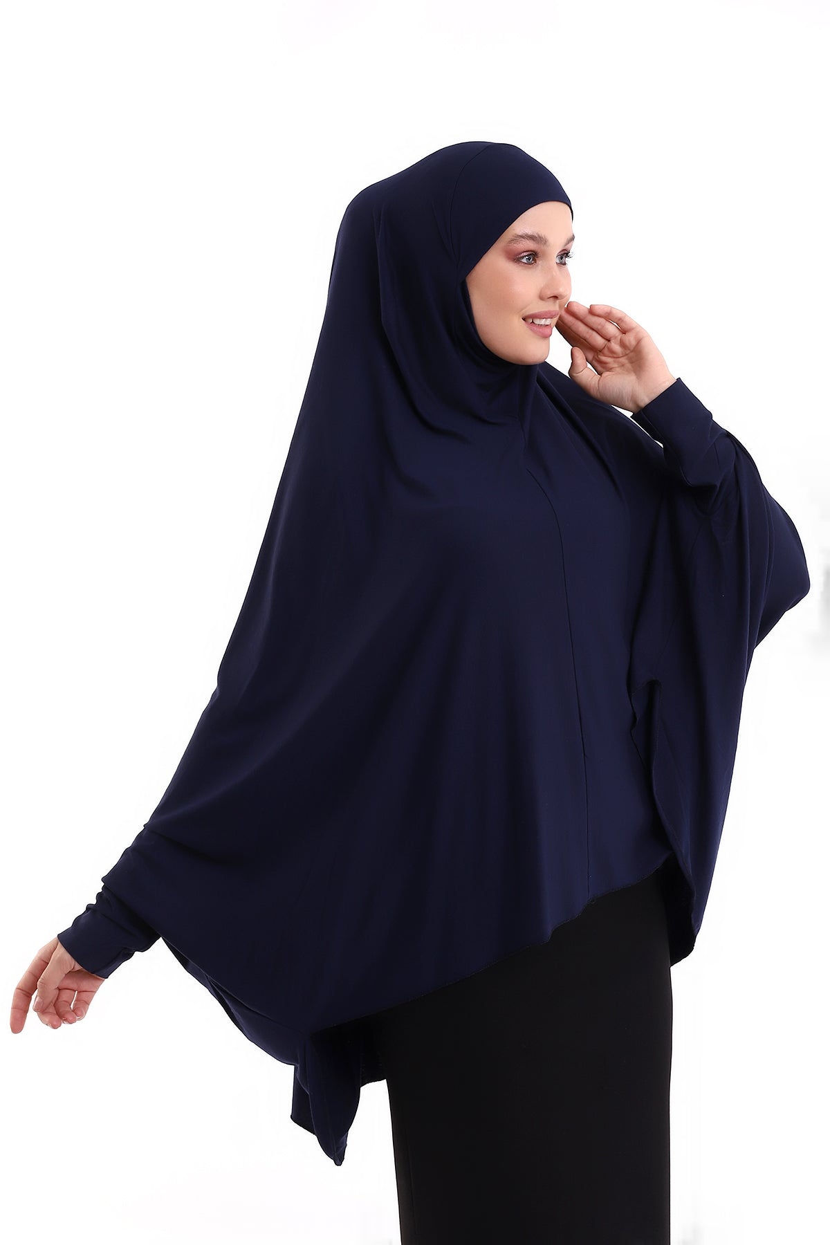 Instant Khimar Hijab with Sleeves | Long Islamic Khimar Headscarf - Ihvan